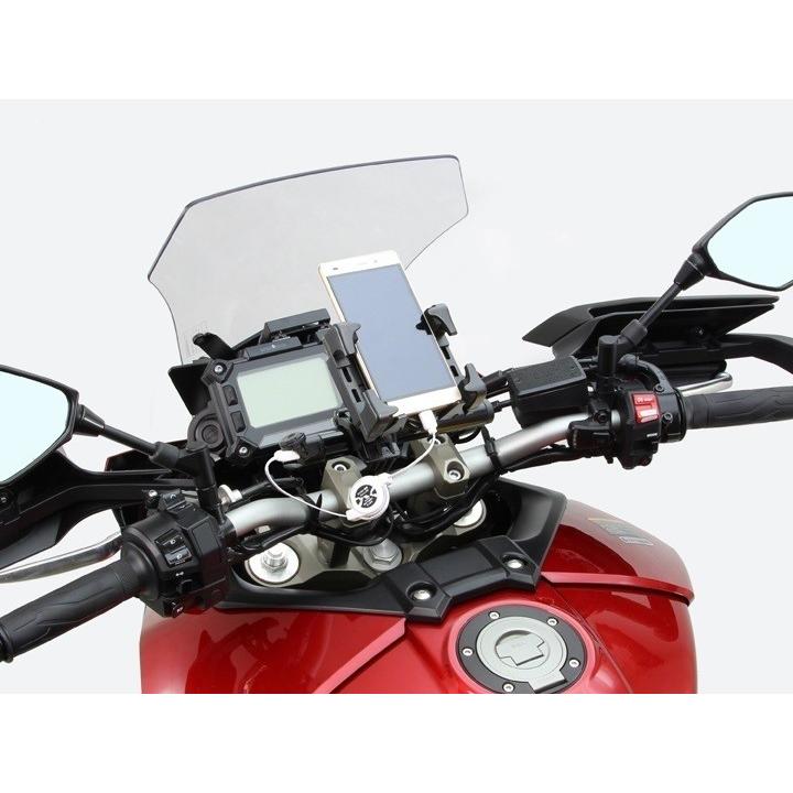 ハリケーン MT-09TRACER クランプバーUSB電源付 /HU1024B |  | 01