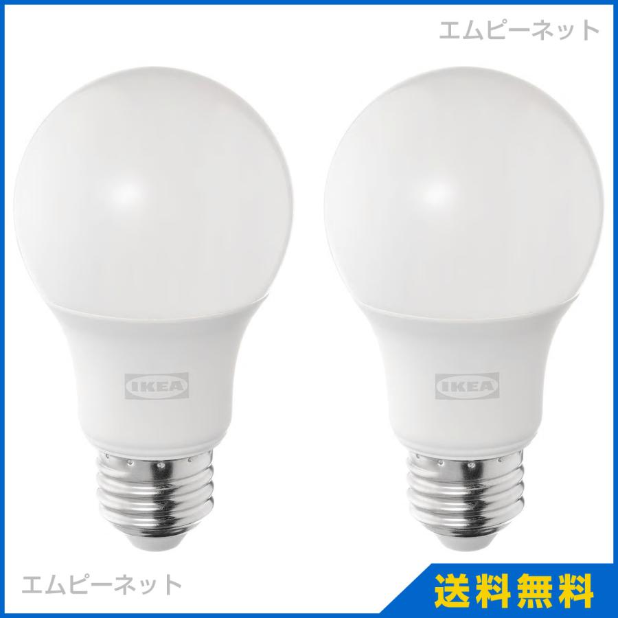 IKEA イケア LED電球 E26 810ルーメン 調光可能 球形 オパールホワイト