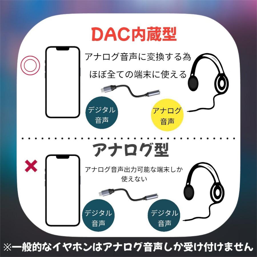 type-c イヤホン 変換アダプタ イヤホンジャック USB DAC内蔵 黒色 赤色 銀色 |  | 02