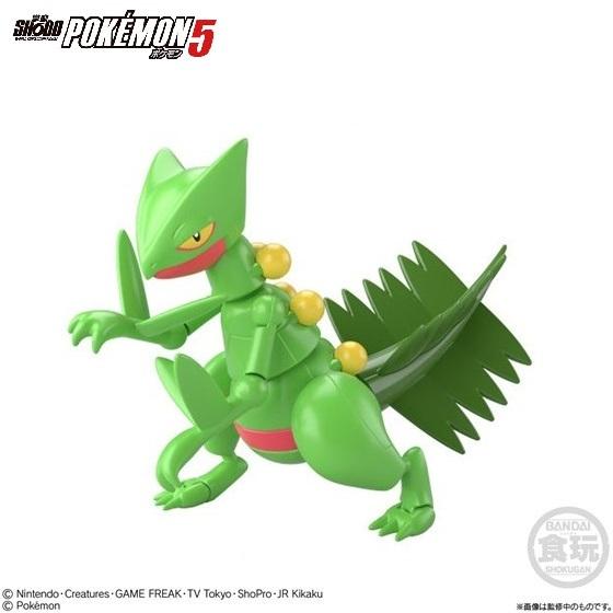 ポケットモンスター 激安卸販売新品 Shodo ポケモン5 バンダイ ジュカイン