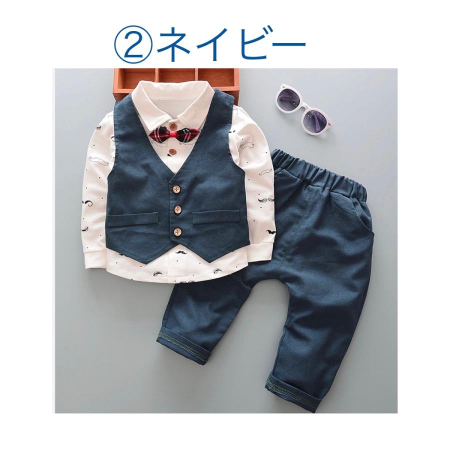 キッズ服 セレモニー 入園式 卒園式 七五三 90cm 100cm キッズスーツ 記念撮影 記念日 おしゃれ スタジオ セルフ |  | 02