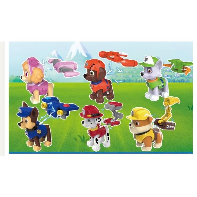 パウパトロール6体セット パウパトロール LEGO互換ブロック 箱付き6体セット ニコロデオン