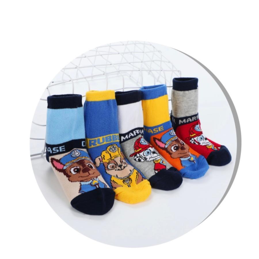 パウパトロール　靴下　5足セット　ニコロデオン　公式　SpinMaster  入園　入学　保育園　幼稚園　アニメ |  | 02