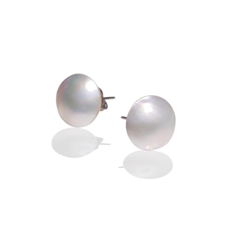 マベ真珠ピアス　約12.0mm　チタン　py-e-001　パール 真珠 ギフト |  | 03