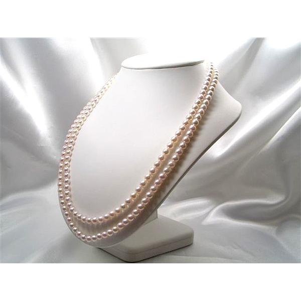 超ロング✨あこや真珠 パールネックレス 6.5-7.0mm 198cm 7営業日以内 
