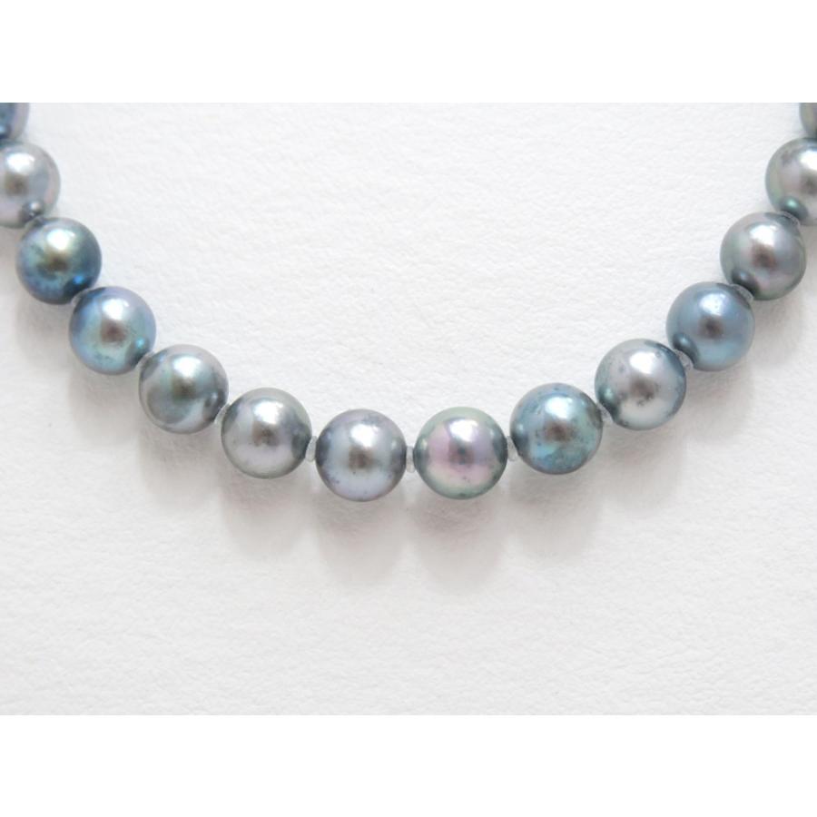 アコヤ真珠（グレー処理）ネックレスセット : 三重県真珠加工販売協同
