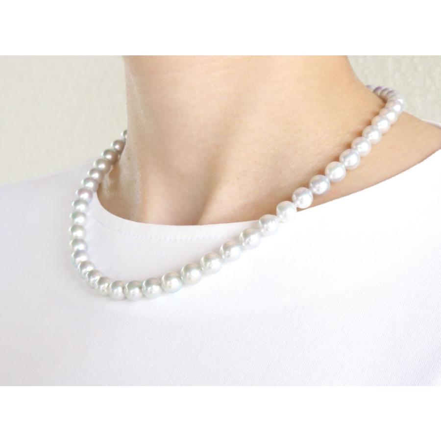 アコヤ真珠ナチュラルブルーネックレスセット 約7 0 7 5 7 5mm セミラウンド Sv Pt 約42cm Y N 622 Y N 622 三重県 真珠加工販売協同組合 Mpo 通販 Yahoo ショッピング