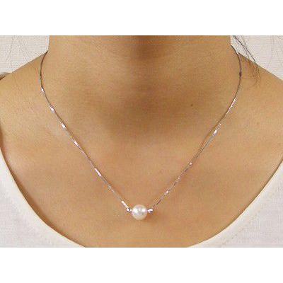 皇室御用達✨ ミキモト あこや真珠 パール ネックレス 8珠 45cm SV