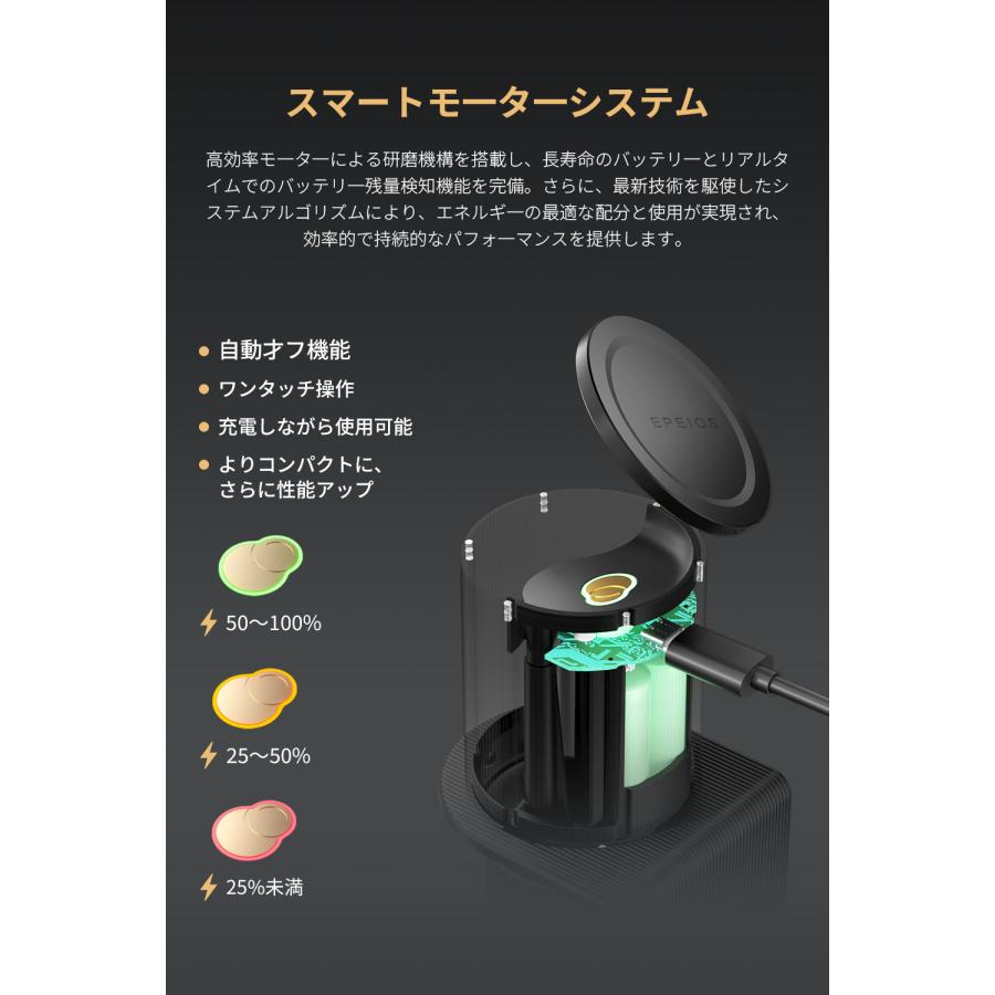 EPEIOS（エペイオス） コーヒーグラインダー Essence D38 手動・電動