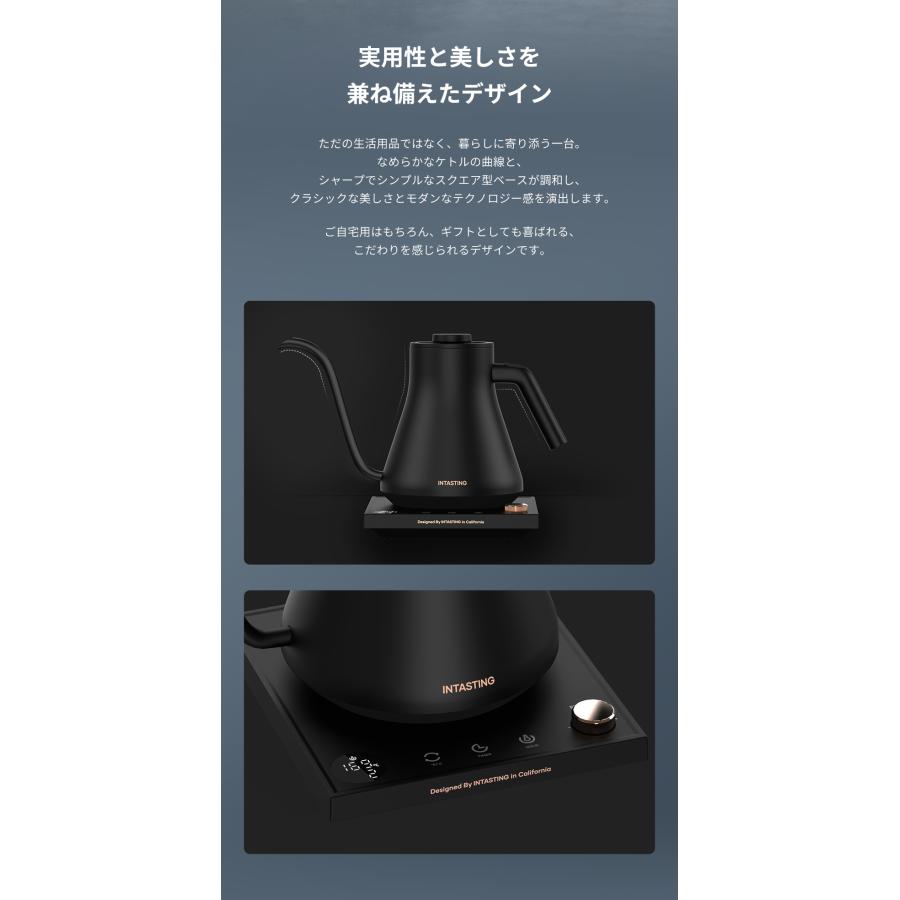EPEIOS（エペイオス） intasting 爆買 電気ケトル コーヒー 0.9L 1°C
