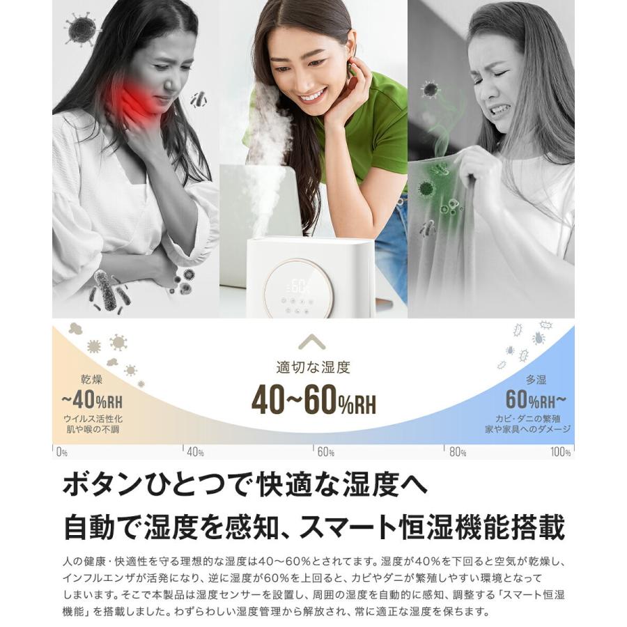 加湿器 除菌 大容量 超音波式 4 5l 電解水 アロマ 省エネ スチーム式 静音 コンパクト 40h稼働 おしゃれ ハイパワー Epeios 上から給水 Ephm7awjp Mpowjapan 通販 Yahoo ショッピング