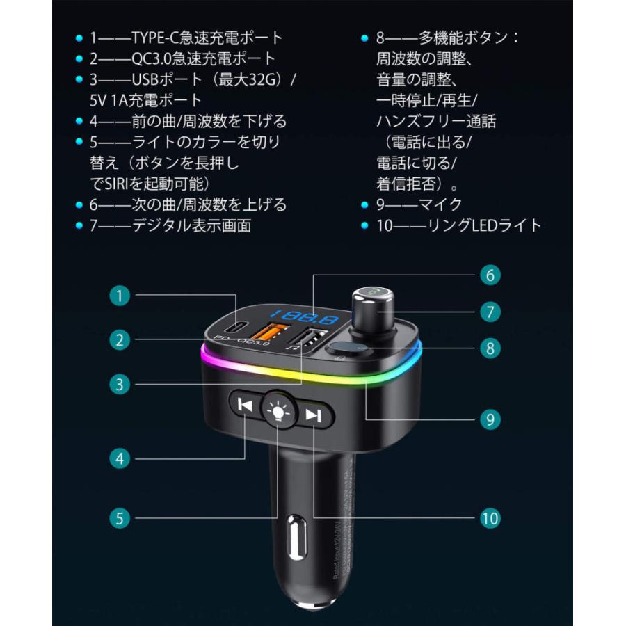 FMトランスミッター Bluetooth5.0 高音質 12V-24V 車対応 iPhone Android ハンズフリー QC3.0急速充電 音楽 USBポート Siri Google アシスタント機能 無線 :gebh347bhjp:MPOWJAPAN - 通販 - Yahoo!ショッピング FMトランスミッター Bluetooth5.0 高音質 12V-24V 車対応 iPhone Android ハンズフリー QC3.0急速充電 音楽 USBポート Siri Google アシスタント機能 無線 :gebh347bhjp:MPOWJAPAN - 通販 - Yahoo!ショッピング