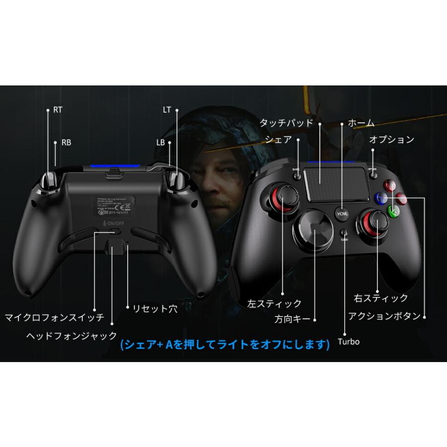 Victsing Ps4 ワイヤレスコントローラー Fps 無線 連射 充電式 六軸センサー 振動モード 人間工学 1300mahバッテリー内蔵 薄型 ワイヤレスコントローラー Fps Gepc263ab Mpowjapan 通販 Yahoo ショッピング