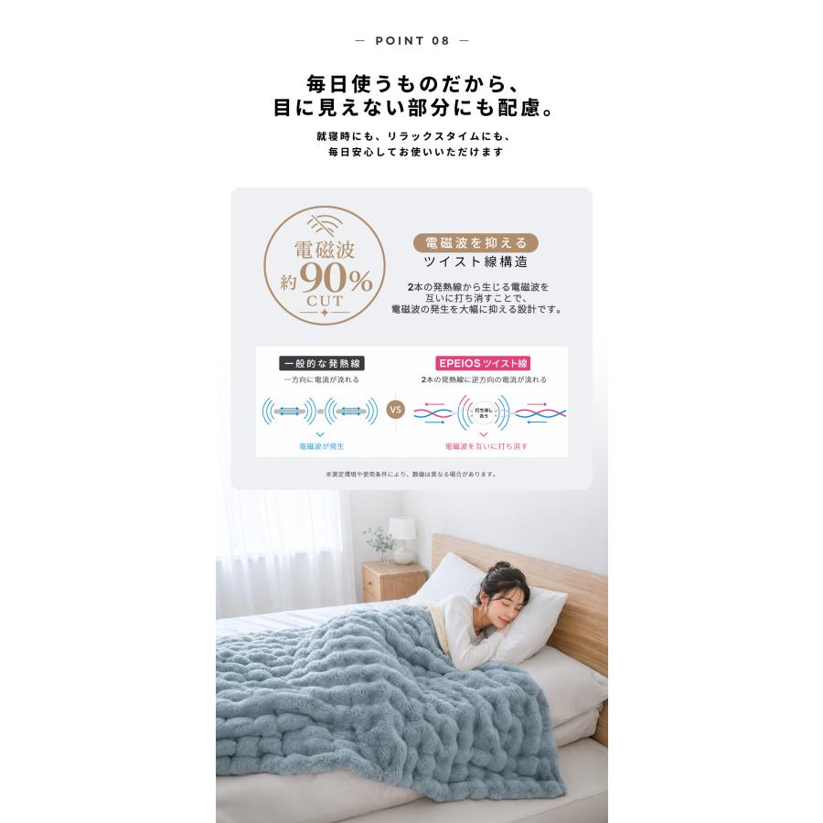 EPEIOS（エペイオス） 【クーポンで最安7120円】雑誌掲載 電気毛布