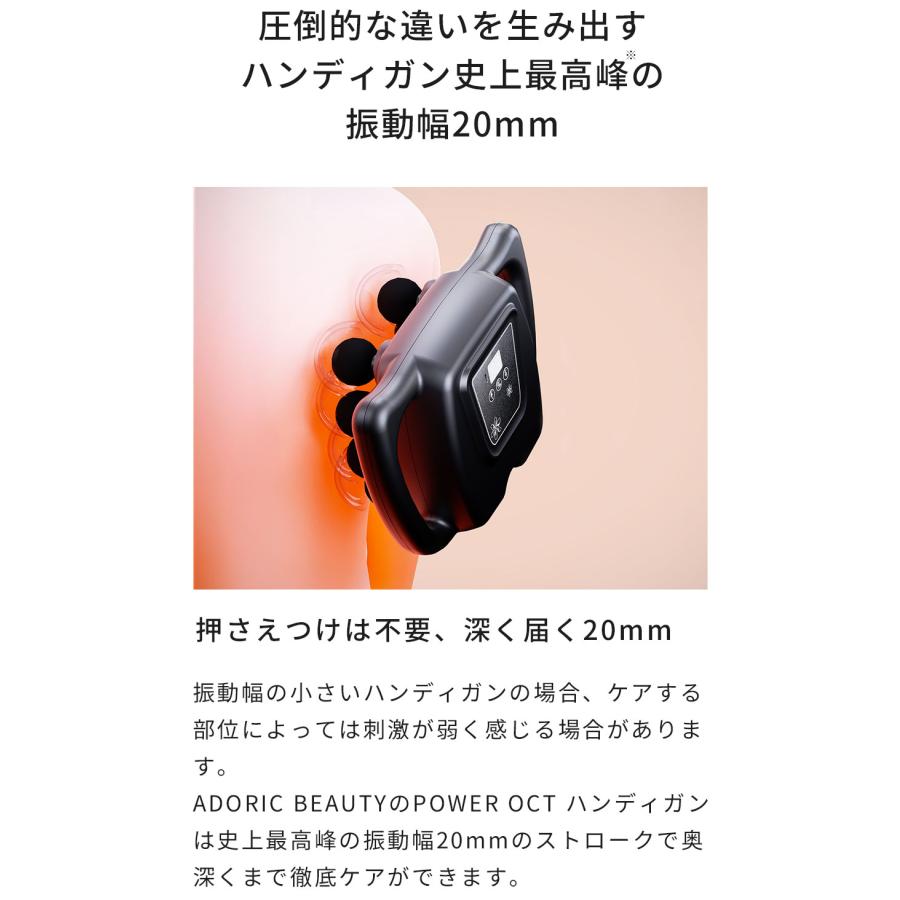業界トップクラスのパワーで8倍広く、深く 】ハンディガン アスリート