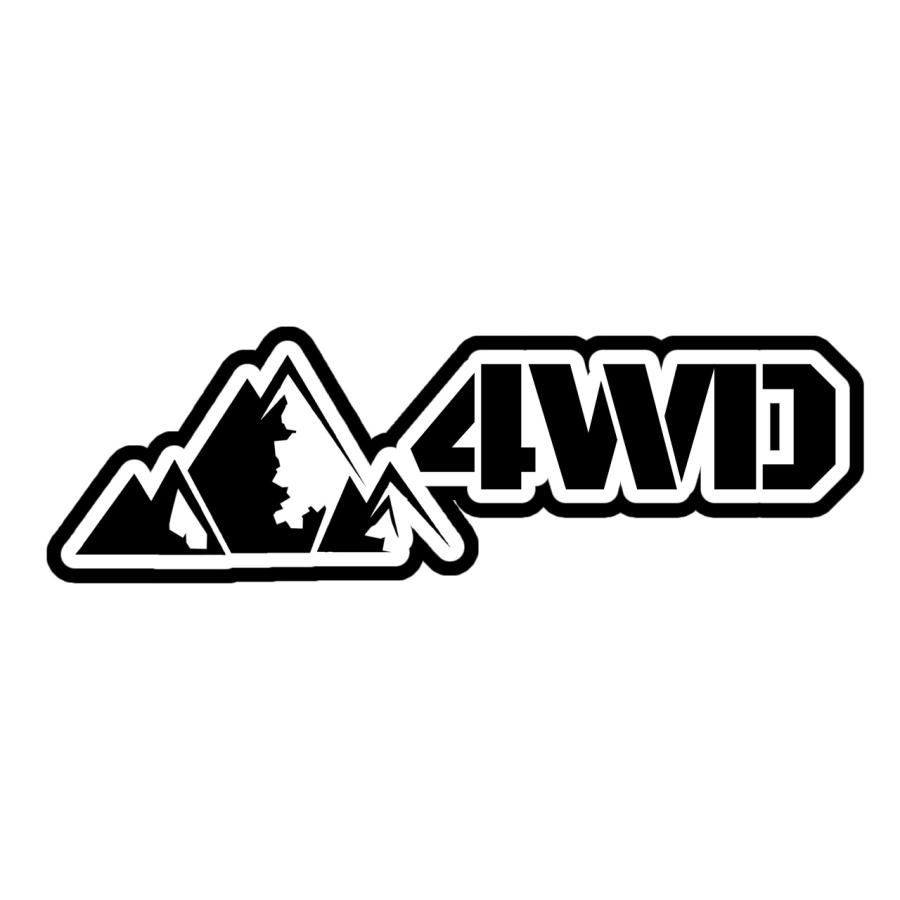 S. 68 4WDステッカー（横）　Sサイズ | 