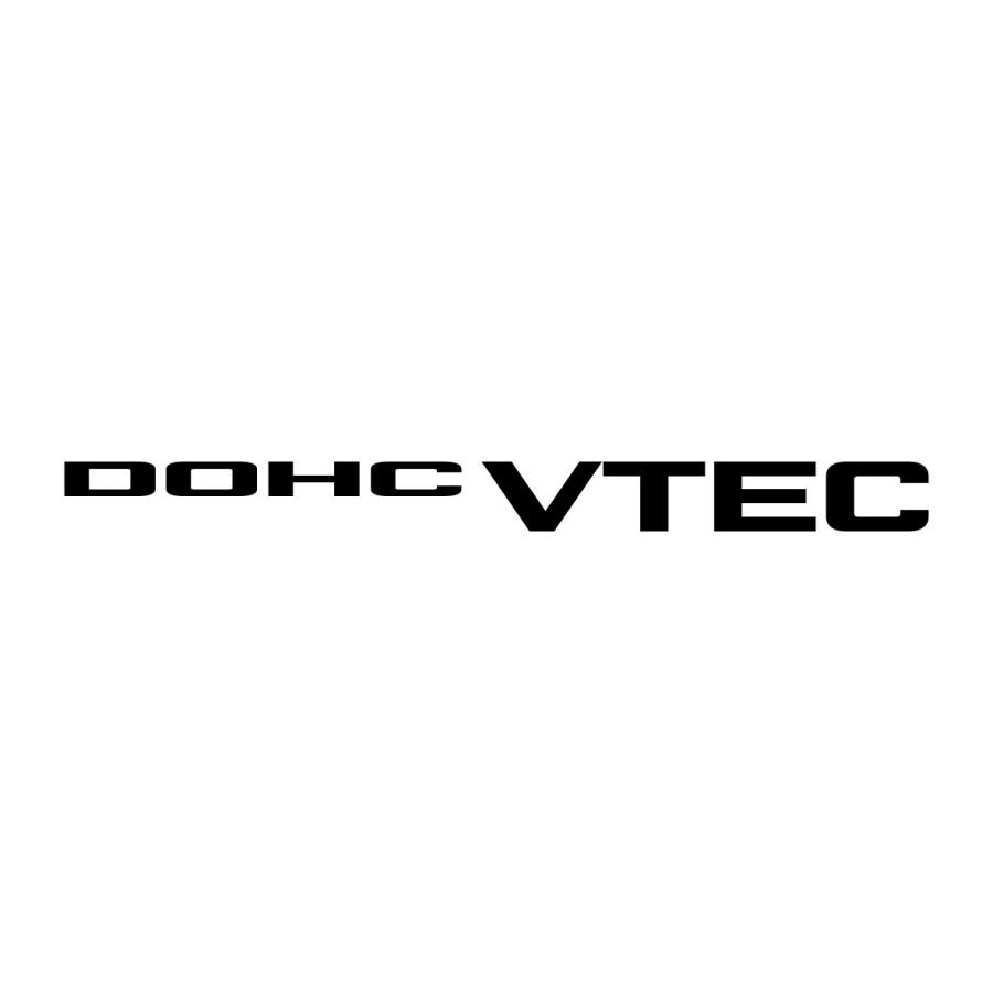 S. 80 DOHC VTEC 文字ステッカー　Sサイズ　カッティング | 