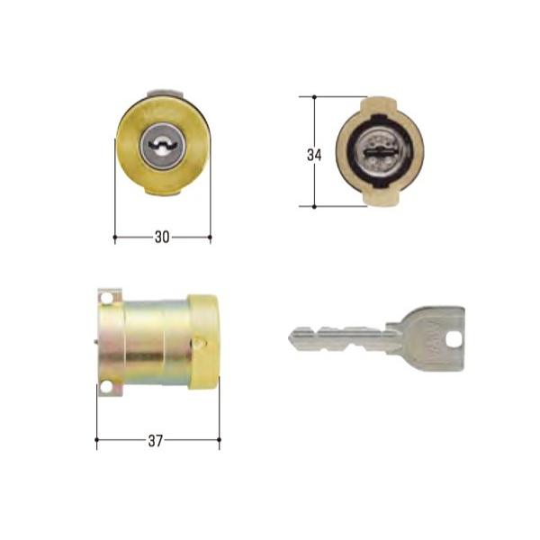 玄関取替交換用シリンダーＭＩＷＡ（ミワ）　U9シリンダー