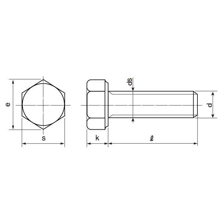 ＳＵＳ−８．８　６カクＢＴ　材質(ＳＵＳ３１６Ｌ)　規格(8X50(ゼン)　入数(50)