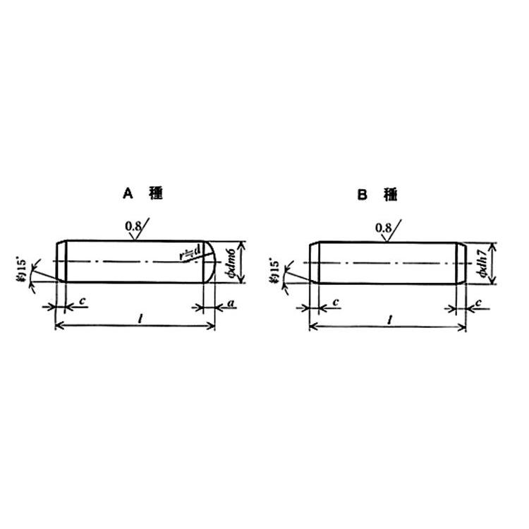 ワンピース専門店 ヘイコウピン（Ａシュ（ヒメノ 材質(ステンレス) 規格(10X16) 入数(100) 【ＳＵＳ平行ピン（Ａ種・姫野製シリーズ】