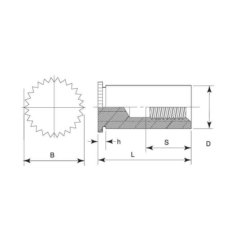 セルスペーサー　DFB-　表面処理(三価ホワイト(白))　規格(M3-5SC)　入数(1000)