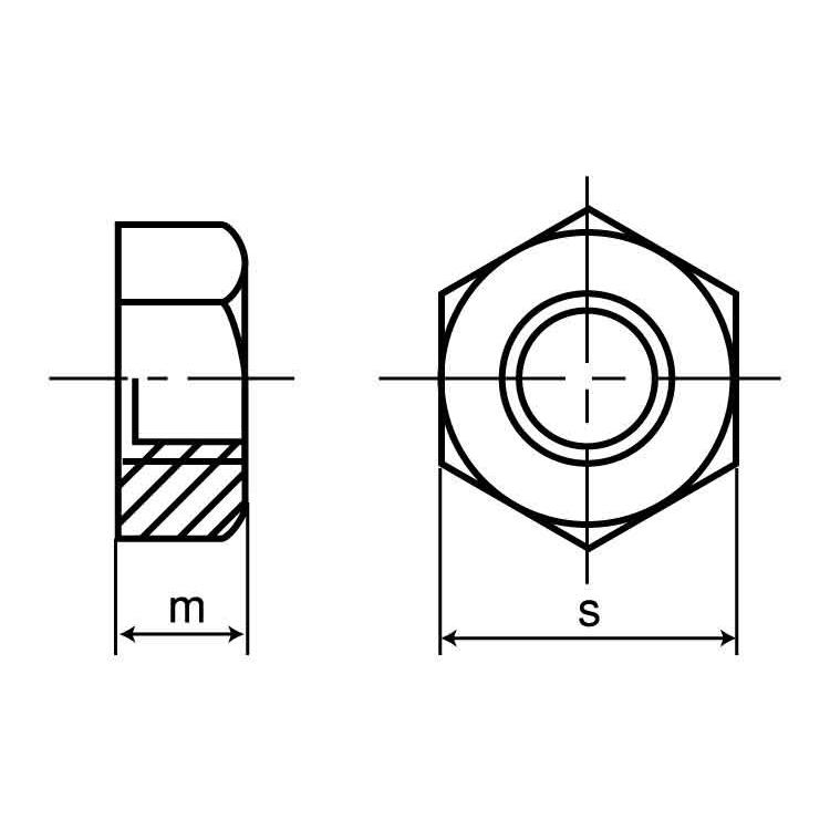 ＳＵＳ３１６Ｌ　ナット（１シュ　材質(ＳＵＳ３１６Ｌ)　8)　規格(3　入数(300)