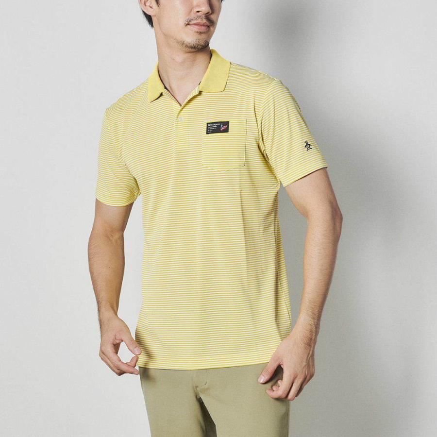 マンシングウェア メンズ メンズウエア サンスクリーン 半袖シャツ イエロー シャツ Mgmrja08xyl00 ２０２１春夏物