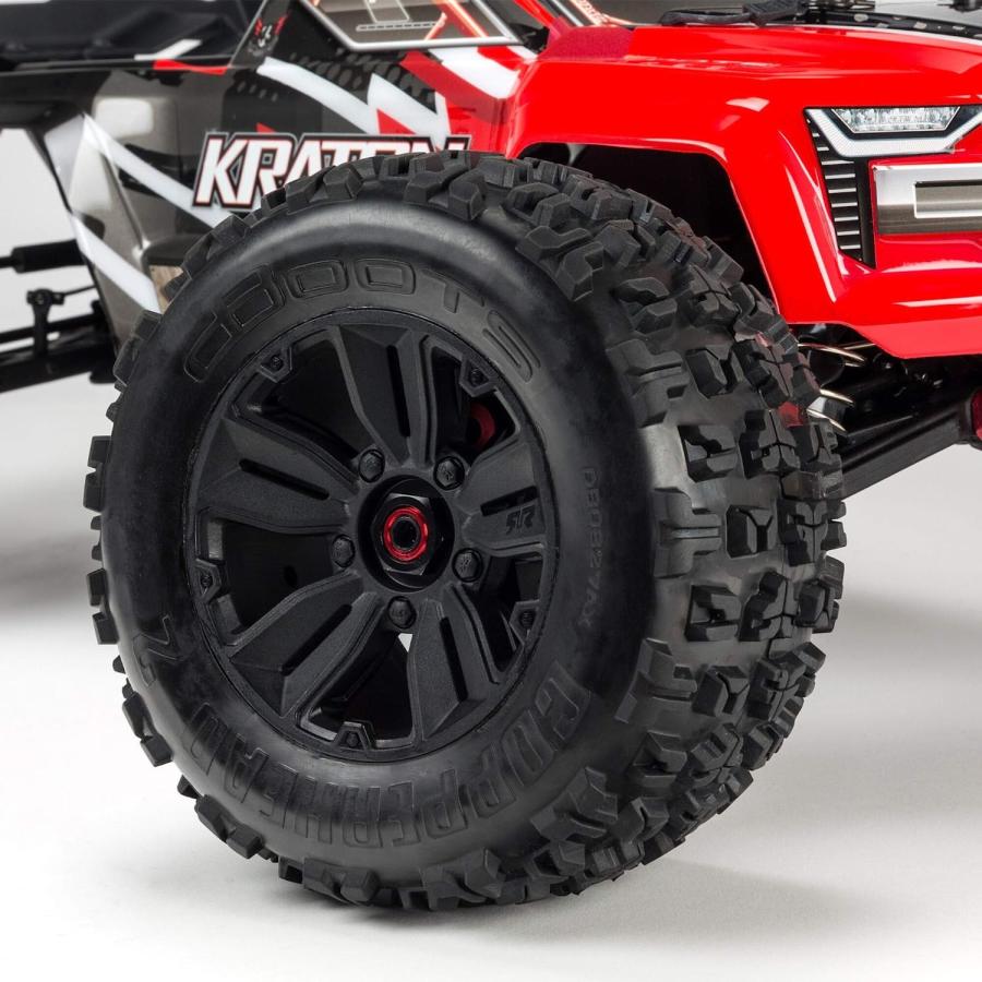 【訳あり・新品】 ARRMA RCトラック 1/8 KRATON 6S V5 4WD BLX Speed Monster Truck Spektrum Firma RTR レッド ARA8608V5T1 【1605084528】(57454円)