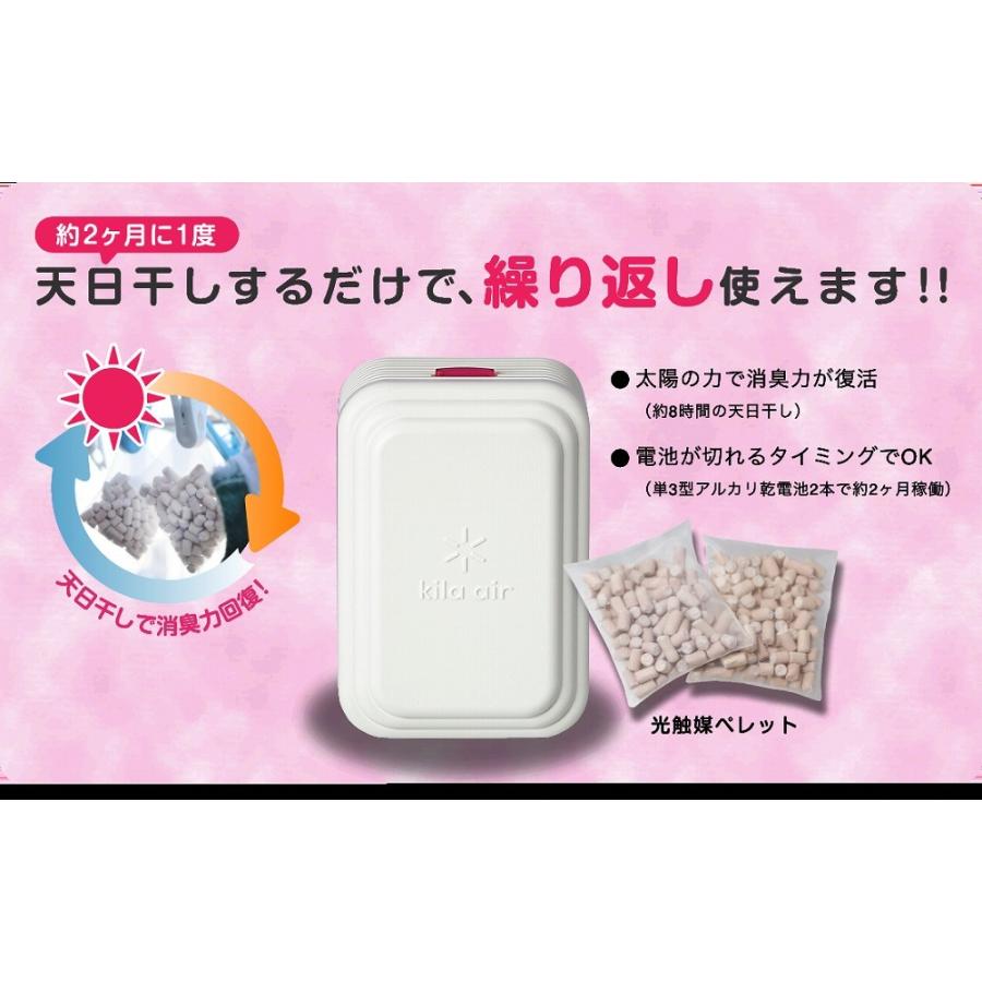 マスクフジコー KA-F01-WT ホワイト 小型消臭除菌器 kila air(キラ・エアー)　マスクフジコー |  | 09