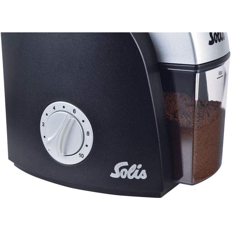 ソリス スカラプラス （Solis Scala Plus Coffee Grinder）コーヒーグラインダー ブラックシルバー SK1661｜mr-ao｜02