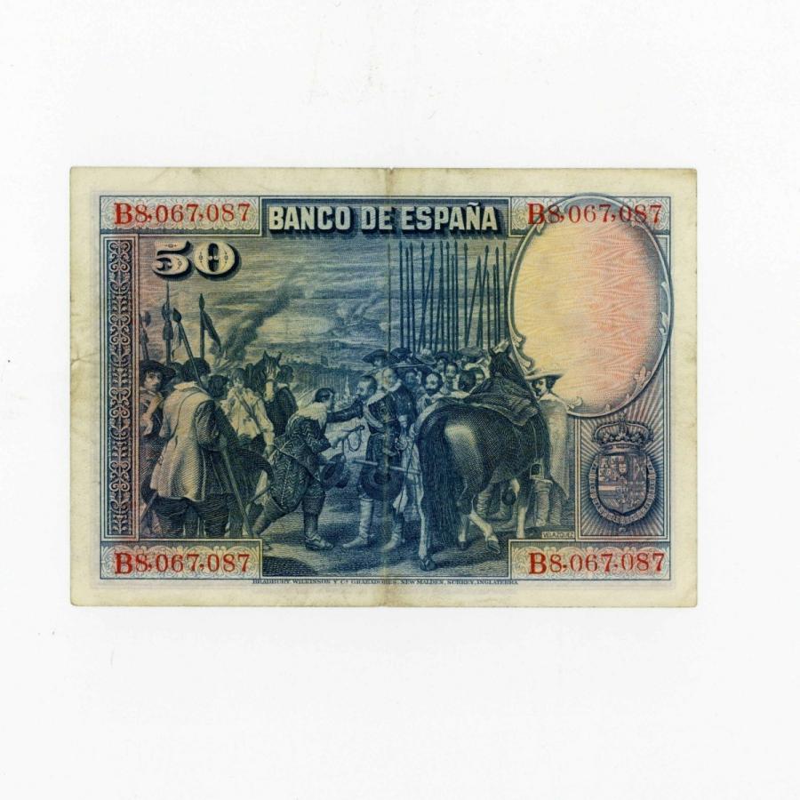 スペイン 1928年 50ペセタ ディエゴ ベラスケス 紙幣 古銭 13 ミスターコインズ 通販 Yahoo ショッピング