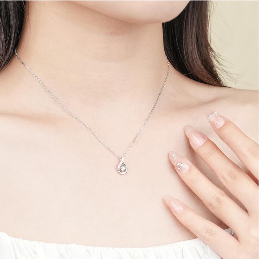 ネックレス レディース モアサナイトシルバー925 50代 40代 30代 20代