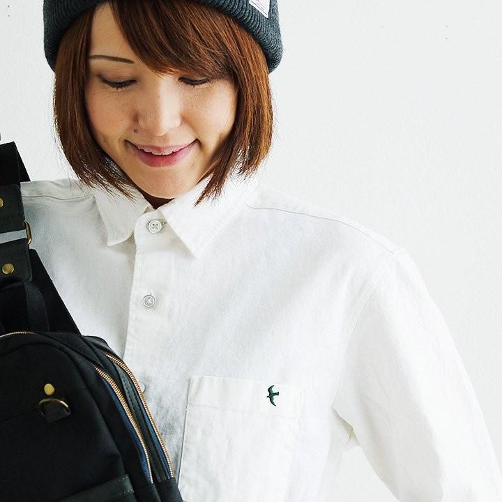 PATY SAIL シャツ 長袖 レギュラーカラー 日本製 綿麻 コットン リネン