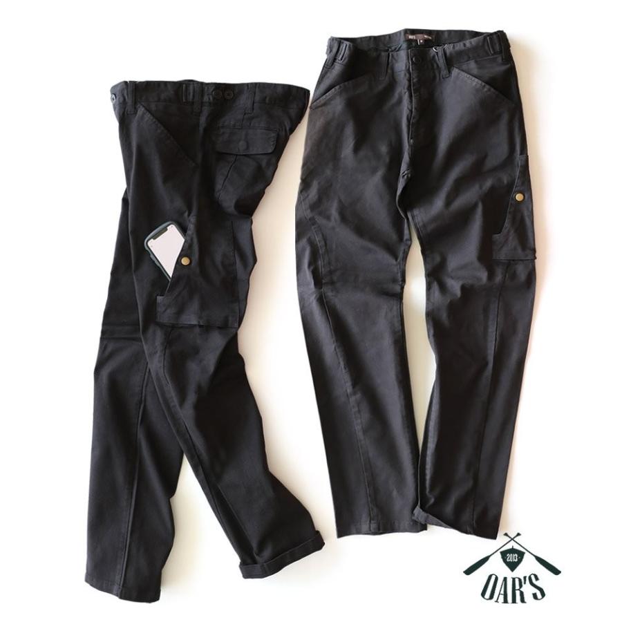パンツ テーパード カーゴ 立体裁断 ストレッチ ジャーマンクロス 製品染め サイド スマホ ポケット メンズ Oar S R Mr Lumberjack 通販 Yahoo ショッピング