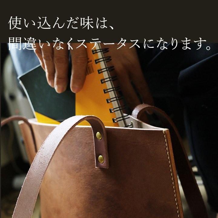 トートバッグ 鞄 カバン バッグ BAG レザー 革 本革 ビジネス 手縫い ハンドメイド メンズ   Brown Brown｜mr-lunberjack｜03