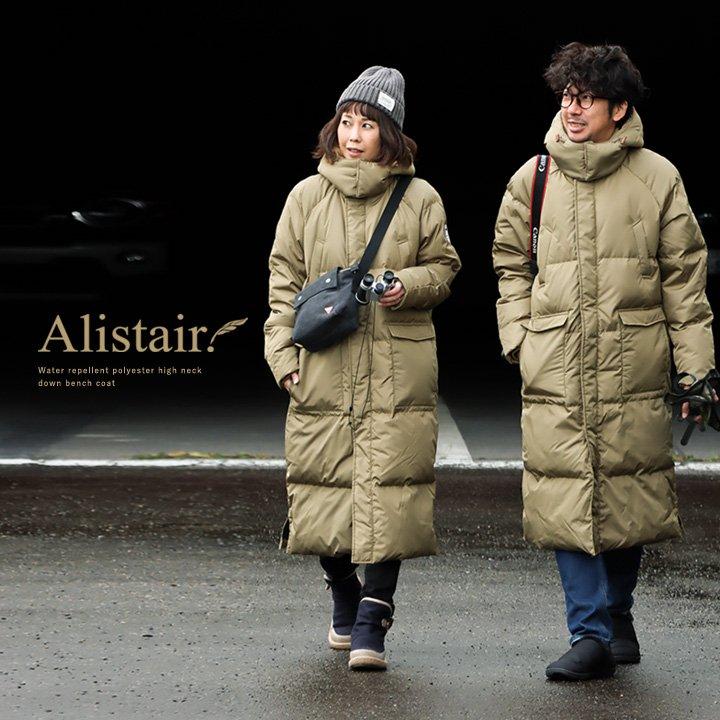 ALISTAIR ベンチコート ダウン ダウンコート 軽量 撥水 防風 ALISTAIR ベンチコート ダウン ダウンコート 軽量 撥水 防風