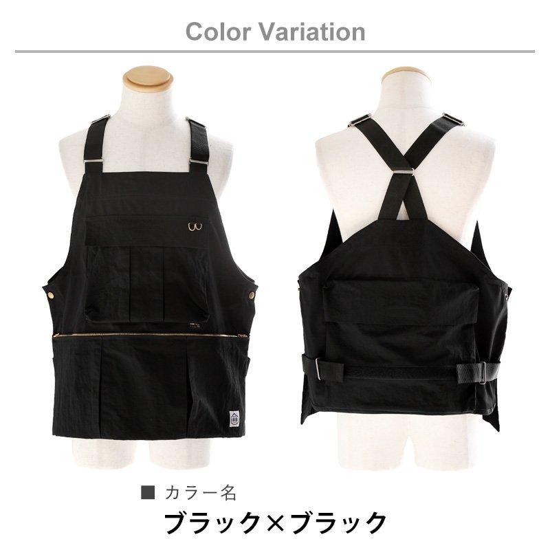 PATY ベスト エプロンベスト ビブス ワークベスト ワークエプロン