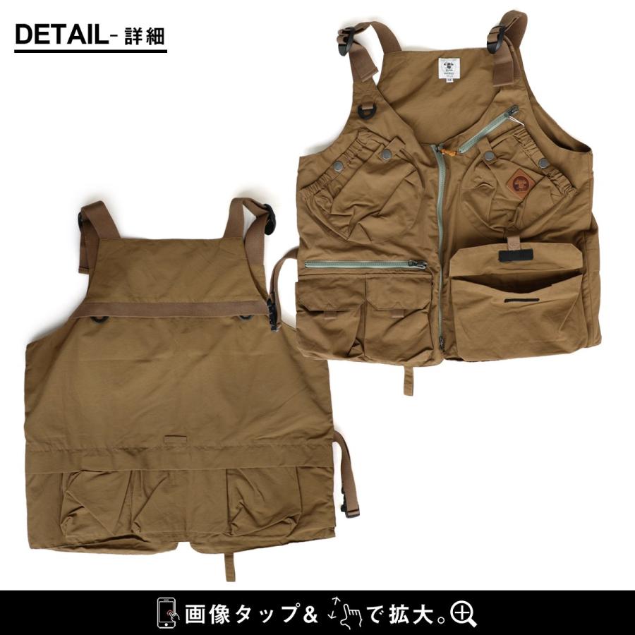 PATY GRN OUTDOOR ジーアルエヌアウトドア ベスト メンズ ジップアップ
