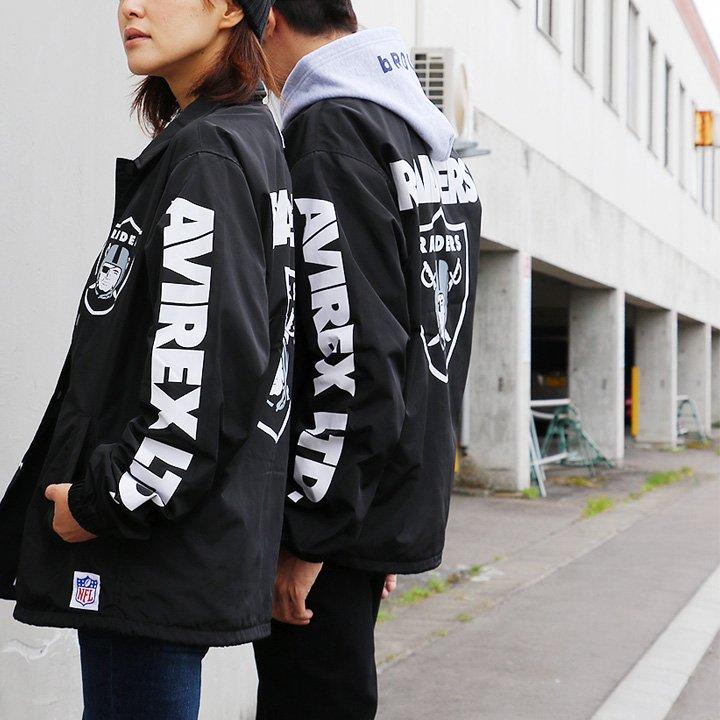 和*村様 【コラボ】NFL & AVIREXコラボ コーチジャケット AVIREX - AVIREX コーチジャケットの通販 by -ぽこ-'s shop ウォームアップウェア