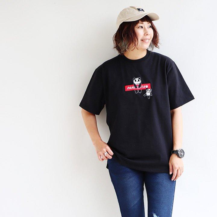 Tee Tシャツ 半袖 クルーネック パンダ 刺繍 メンズ   PANDIESTA JAPAN｜mr-lunberjack｜05