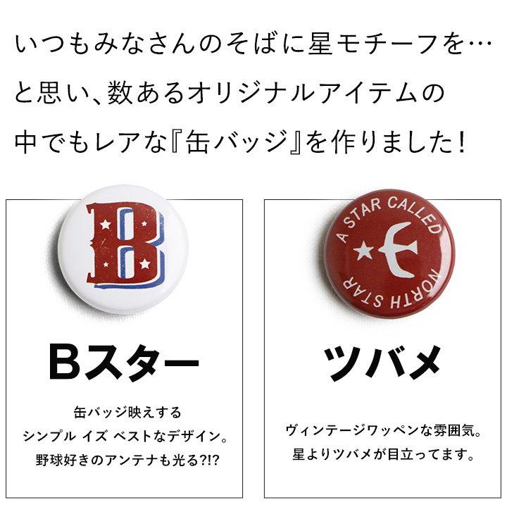 ピンズ・ピンバッジ・缶バッジ Blue Star PATY 缶バッジ 缶バッチ 「星 スター STAR シリーズ