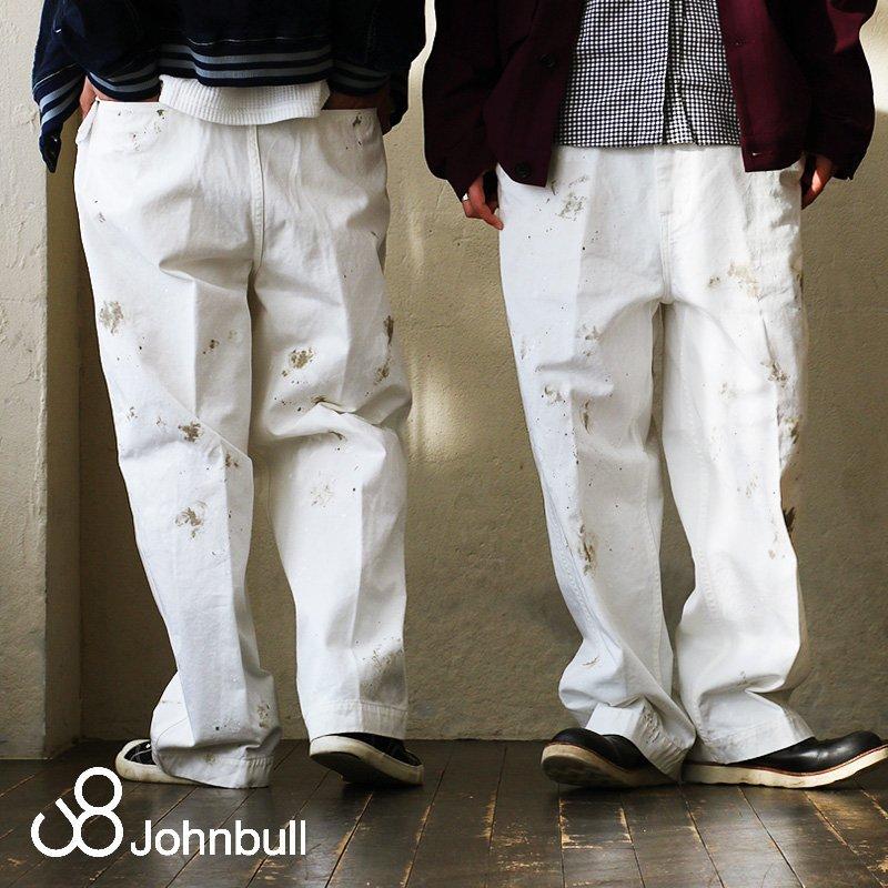 Johnbull　ペイント加工チノ Johnbull（ジョンブル） パンツ ワイド シルエット ストレート