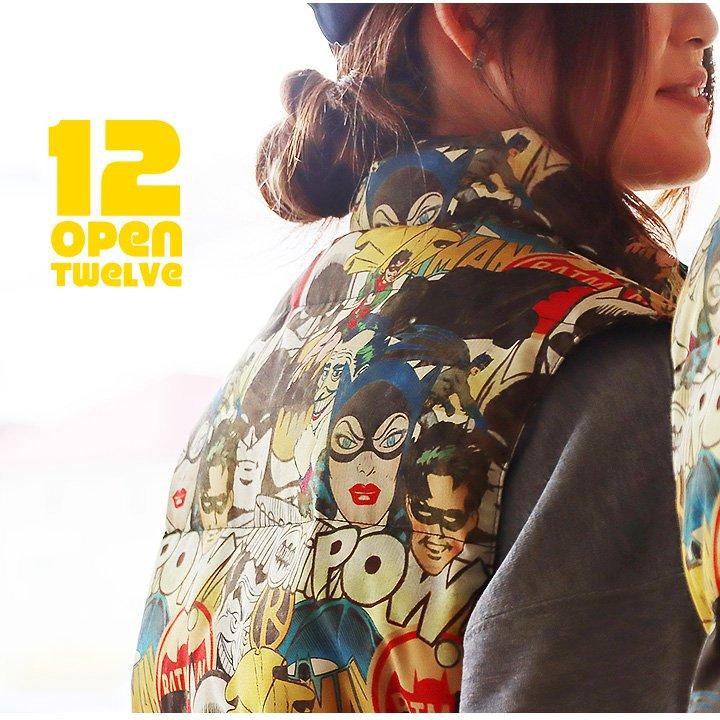 PATY ベスト 中綿ベスト ライトアウター メンズ スタンドネック 総柄