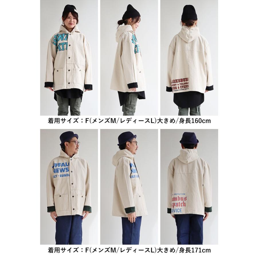 Re:make パーカー ヨットパーカー 長袖 メンズ フード付き 古着