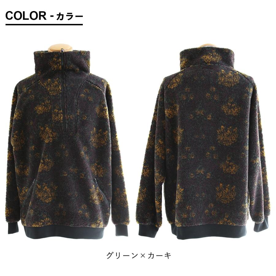 新品ボアフリーススナップボタンジャケット M mumokutekiボアフリースのスナップボタンベスト | mumokuteki