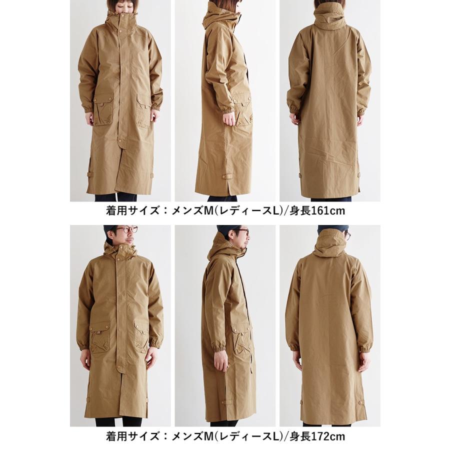 PATY ベンチコート メンズ 春 薄手 コットン ナイロン ロングコート