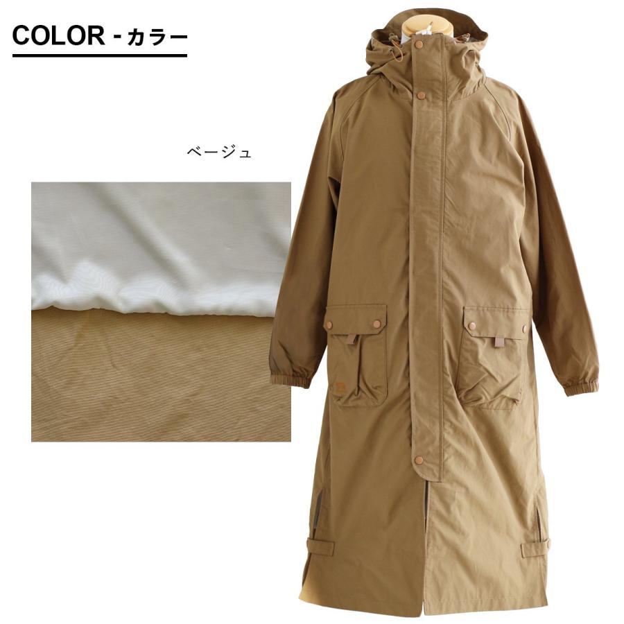 PATY ベンチコート メンズ 春 薄手 コットン ナイロン ロングコート 