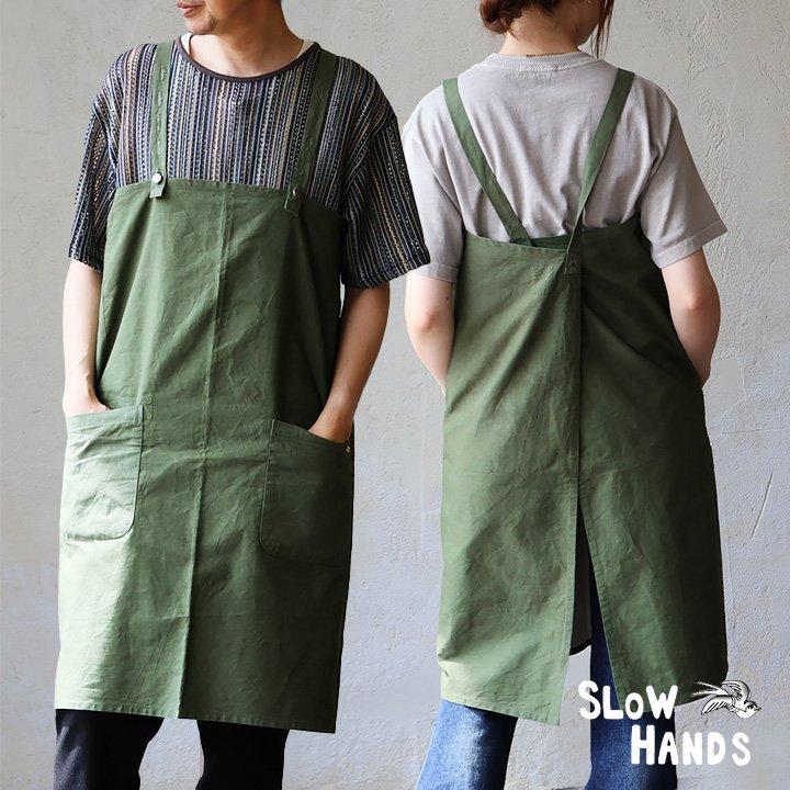 【サミー】Lee別注 パイピングエプロン カーキ Lサイズ2枚おまとめ PATY SLOW HANDS スローハンズ エプロン 前掛け メンズ インド軍
