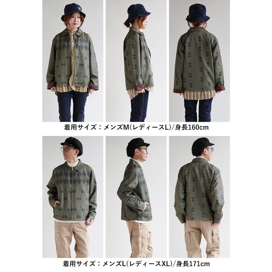 PATY スウィングトップ ジャケット メンズ ダイヤ柄 ひし型