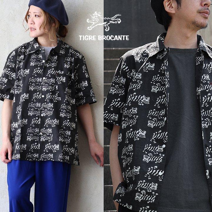 PATY TIGRE BROCANTE ティグルブロカンテ シャツ 半袖 メンズ トラ 虎